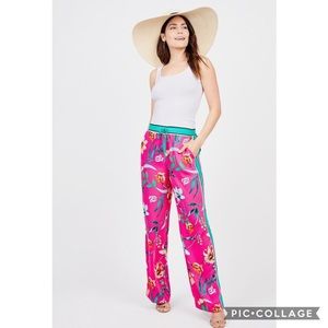 High Rise Wide Leg Floral Pant.